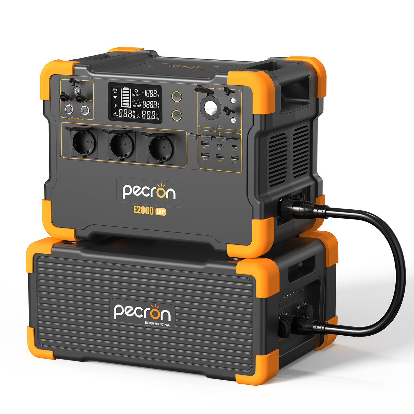 Pecron E2000lfp 230v Expandable Portable Power Station Eu Version